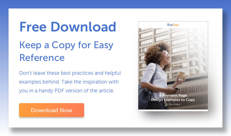 Free Download - 4 Payment Page Design Examples to Copy