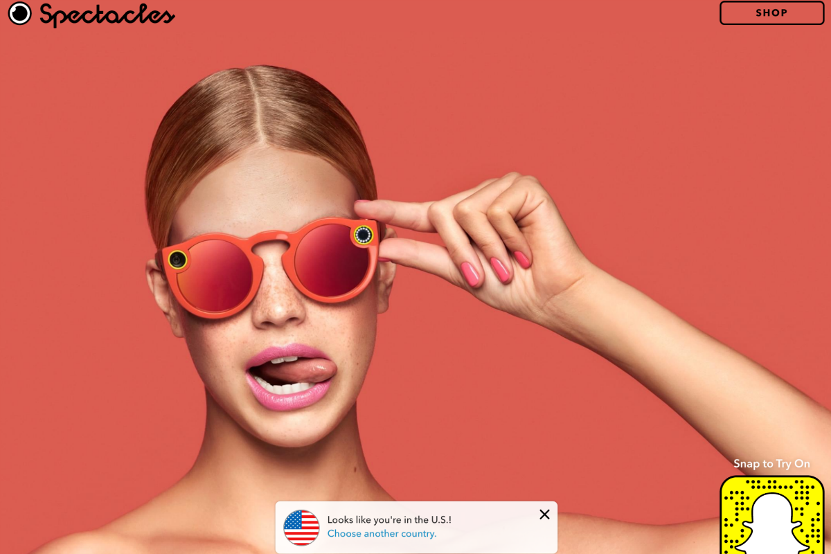 ECommerce Website Examples - Snapchat